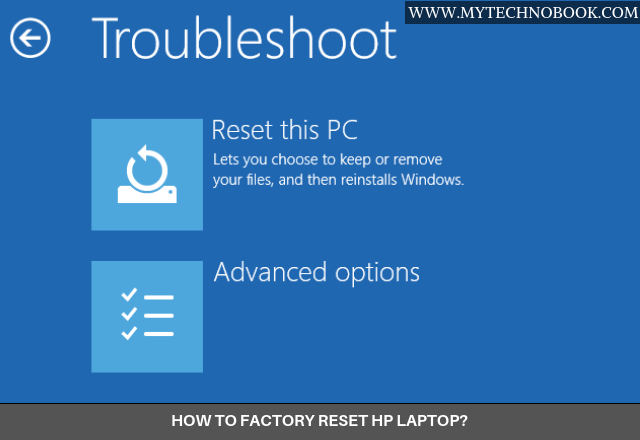 How To Factory Reset Hp Laptop Simple Guide - Vrogue